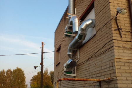 Монтаж приточно-вытяжной вентиляции - лаборатория в г.Алапаевск